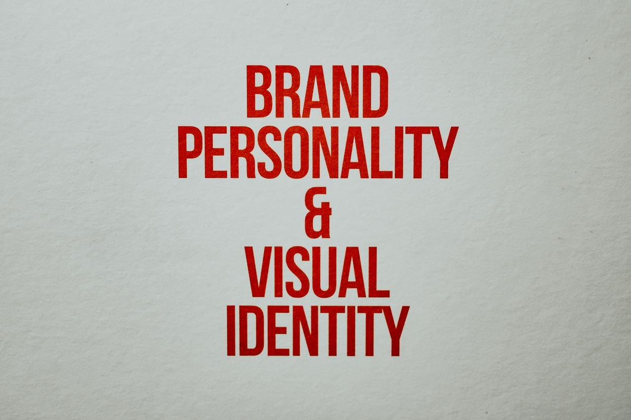 Mastering the First Impression: Your intriguing post title goes here Red text emphasizing brand personality and visual identity on a neutral background.